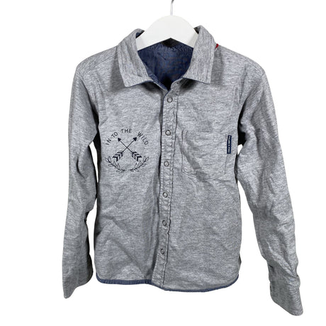Unisex Polarn O. Pyret - Triiksärk, suurus 116 - 122 - Hall (2)