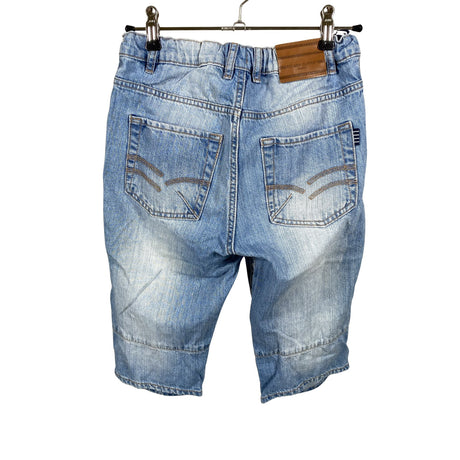 Unisex Polarn O. Pyret - Teksast lühikesed püksid, suurus 134 - 140 - Helesinine (2)