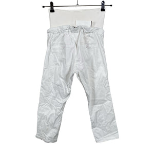 Unisex Mama Licious - Mittevenivad poolpikad püksid, suurus 36 - Valge (2)