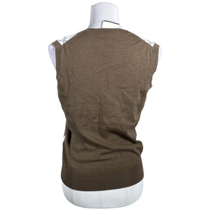 Unisex Röhnisch - Kootud vest, suurus 38 - Pruun (2)