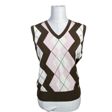 Unisex Röhnisch - Kootud vest, suurus 38 - Pruun ()
