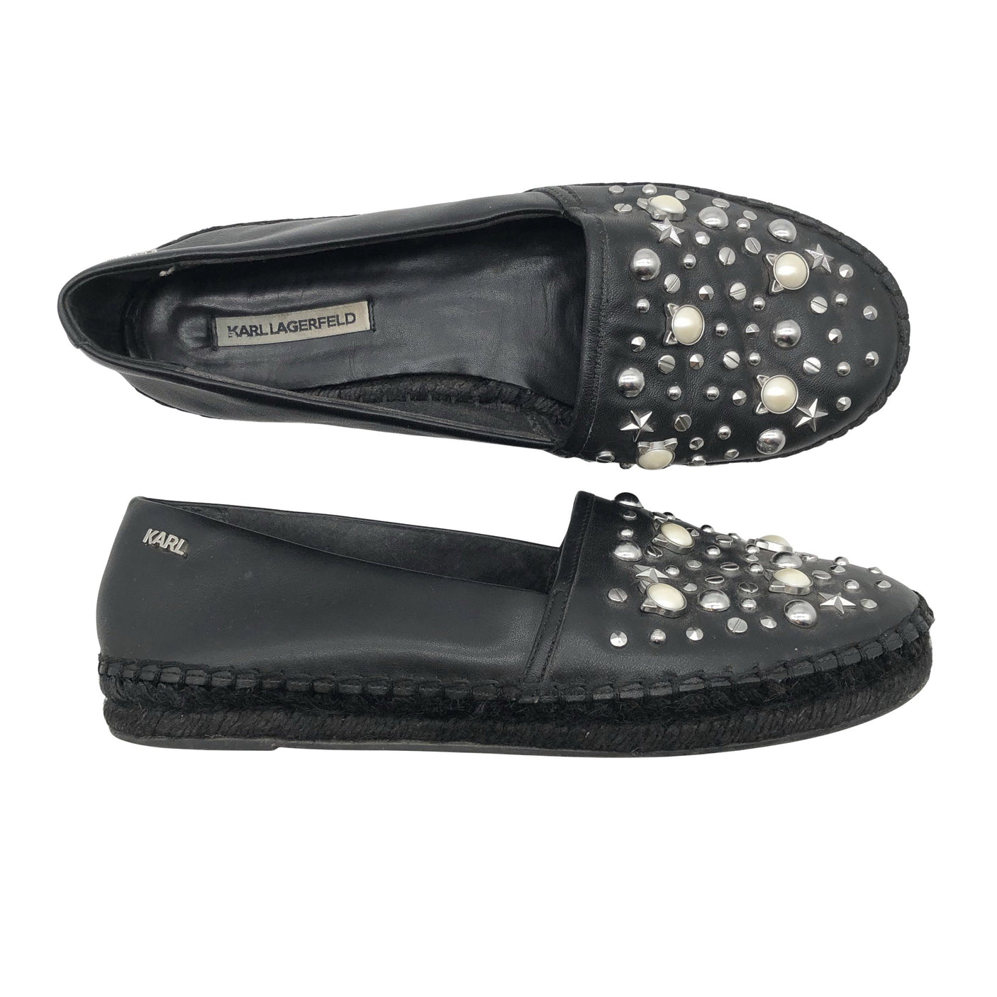 Unisex Karl Lagerfeld - Mokassiinid, suurus 39 - Must (1)