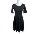 Unisex Lindex - Trikotaažist kleit, suurus 36 - Must ()