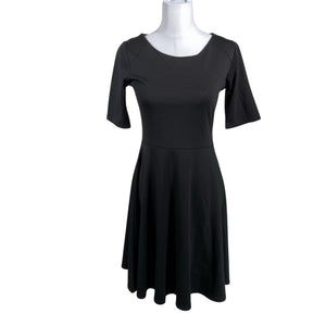 Unisex Lindex - Trikotaažist kleit, suurus 36 - Must (1)