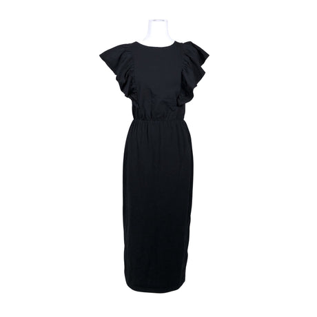 Unisex Puuvillatehdas - Trikotaažist kleit, suurus 36 - Must ()