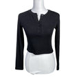 Unisex Rico - Trikotaažist pluus, suurus 36 - Must ()