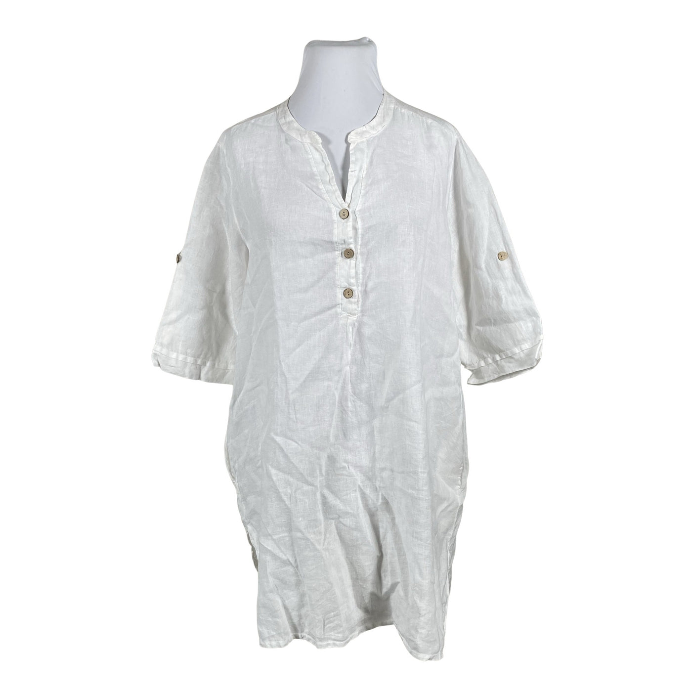 Unisex Cream - Mitteveniv kleit, suurus 44 - Valge (1)