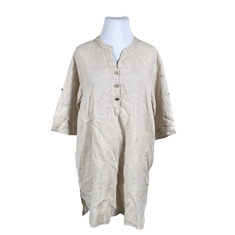 Unisex Cream - Mitteveniv kleit, suurus 44 - Beige ()