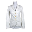Unisex Benetton - Jakk, suurus 36 - Valge ()