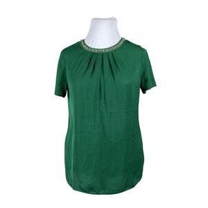 Unisex Esprit - Lühikeste käistega pluus, suurus 42 - Roheline (1)