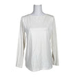 Unisex Noom - Trikotaažist pluus, suurus 40 - Valge ()