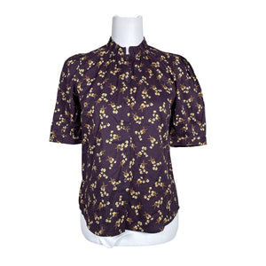 Unisex Holly & Whyte by Lindex - Lühikeste käistega pluus, suurus 36 - Lilla (1)