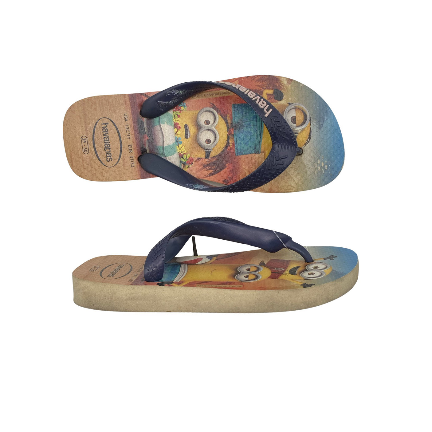 Unisex Havaianas - Plätud, suurus 31 - Sinine (1)