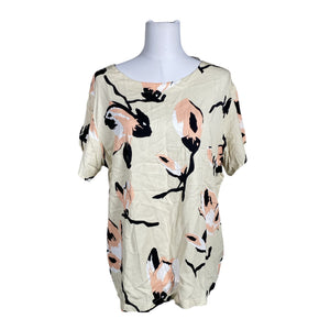 Unisex NOSH - Lühikeste käistega pluus, suurus 40 - Beige (1)