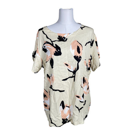 Unisex NOSH - Lühikeste käistega pluus, suurus 40 - Beige ()