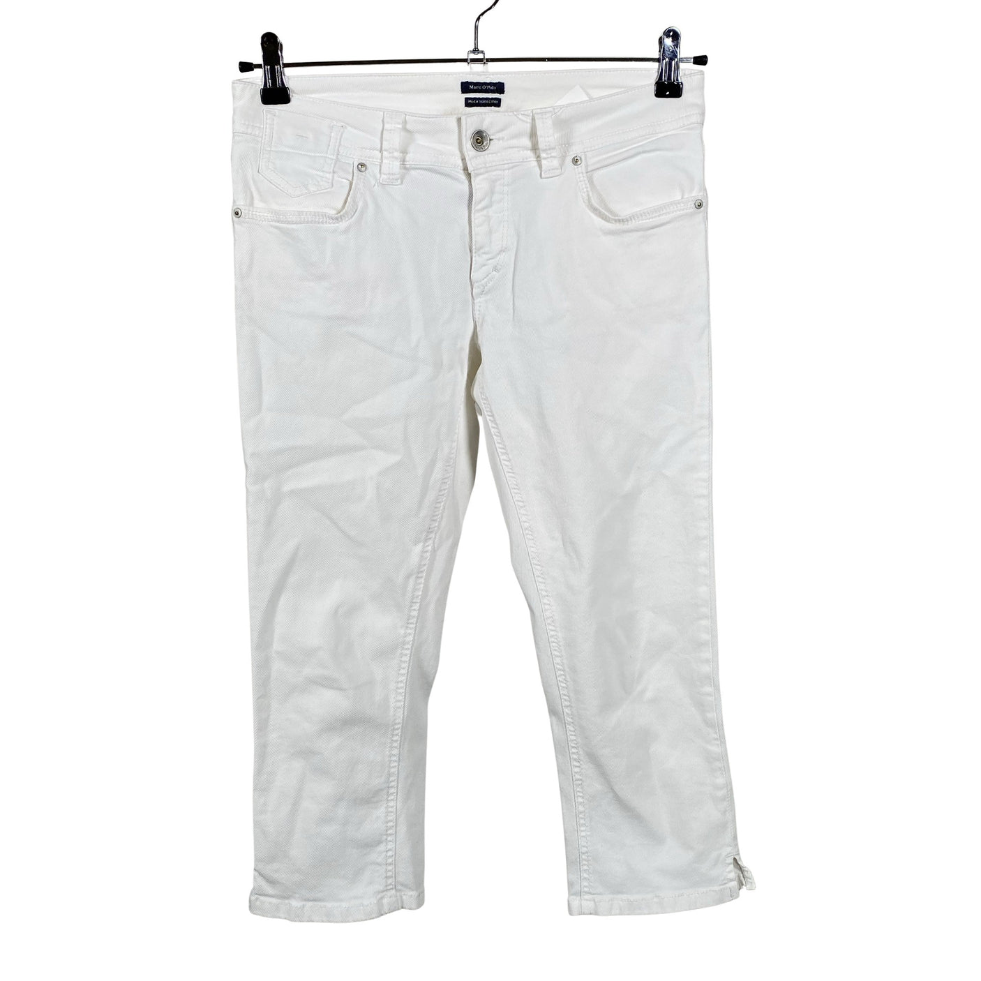 Unisex Marc O'Polo - Teksast poolpikad püksid, suurus W29 - Valge (1)