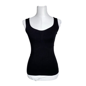 Unisex Zizzi - Trikotaažist topp, suurus 40 - Must (1)