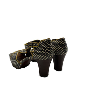 Unisex Chie Mihara - Lahtise ninaga kontsakingad, suurus 37 - Must (2)