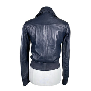 Unisex Max&Co - Nahktagi, suurus 36 - Sinine (3)