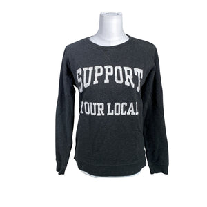 Unisex Support Your Local - Dressikangast pluus, suurus 38 - Hall (1)