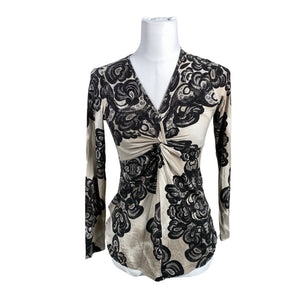 Unisex Andiata - Trikotaažist pluus, suurus 36 - Beige (1)