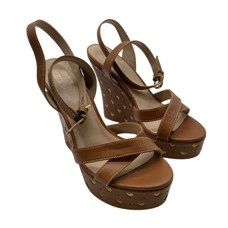 Unisex Love Moschino - Kiilkontsaga rihmikud, suurus 40 - Pruun (2)
