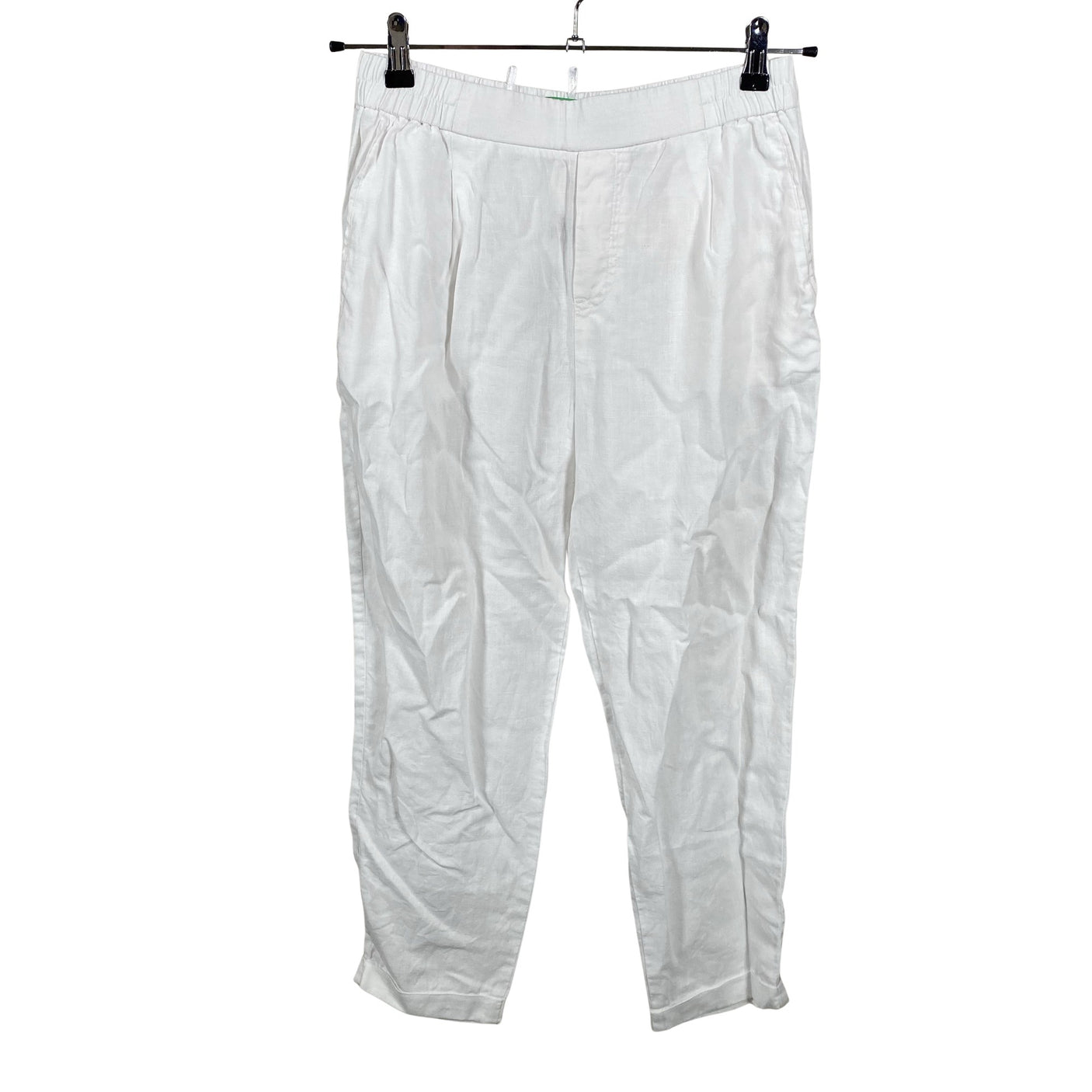 Unisex Benetton - Mittevenivad püksid, suurus 38 - Valge (1)