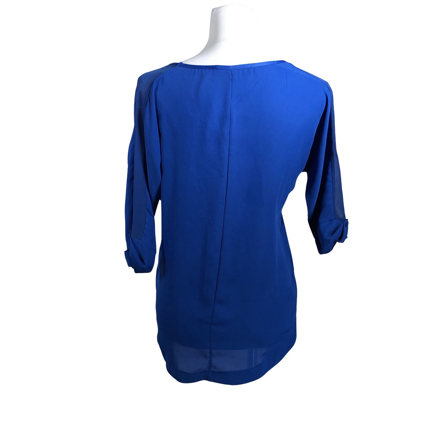 Unisex Desigual - Lühikeste käistega pluus, suurus 34 - Sinine (2)