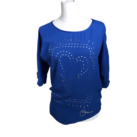Unisex Desigual - Lühikeste käistega pluus, suurus 34 - Sinine ()