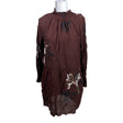 Unisex Coster Copenhagen - Õhuke kleit, suurus 40 - Veinipunane ()