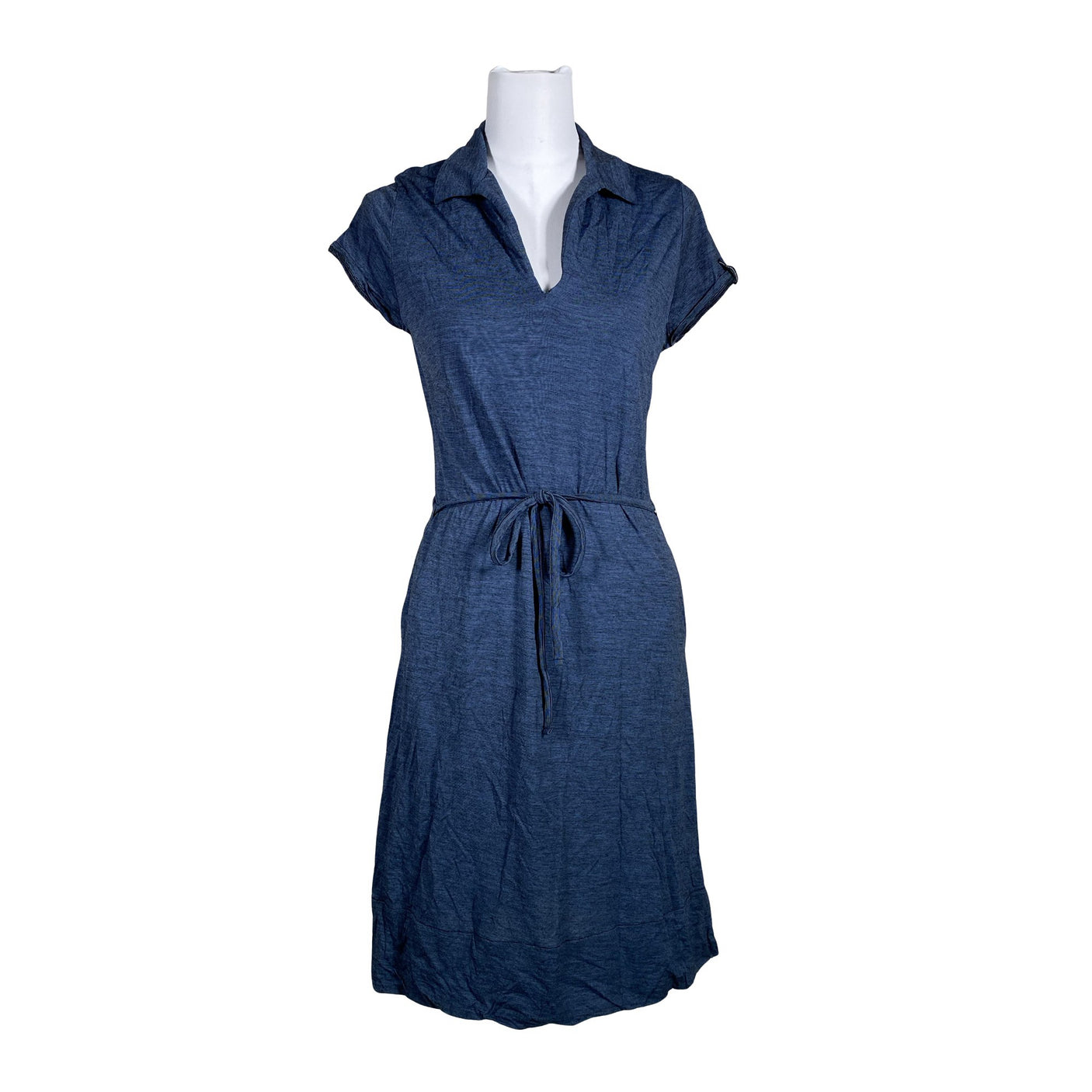 Unisex Kathmandu - Trikotaažist kleit, suurus 40 - Sinine (1)