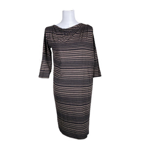Unisex Nanso - Trikotaažist kleit, suurus 36 - Pruun (1)