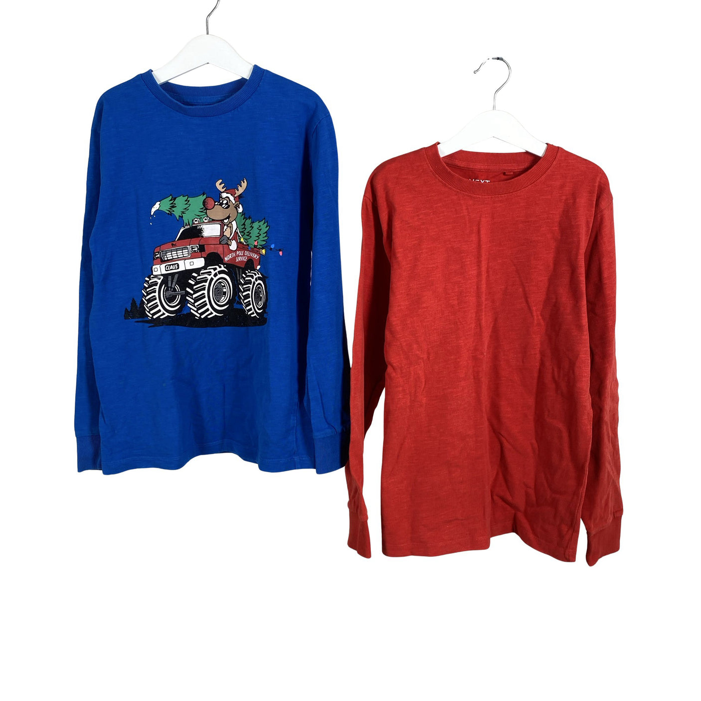 Unisex Next - Trikotaažist pluus, suurus 140 - 146 - Punane (1)