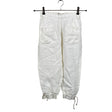 Unisex By Pia's Design - Mittevenivad poolpikad püksid, suurus 34 - Valge ()