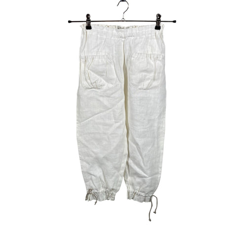 Unisex By Pia's Design - Mittevenivad poolpikad püksid, suurus 34 - Valge ()