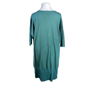 Unisex Zizzi - Trikotaažist kleit, suurus 44 - Roheline (4)