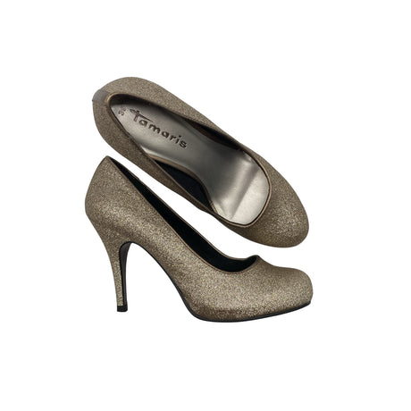 Unisex Tamaris - Pidulikud kontsakingad, suurus 39 - Kuld ()