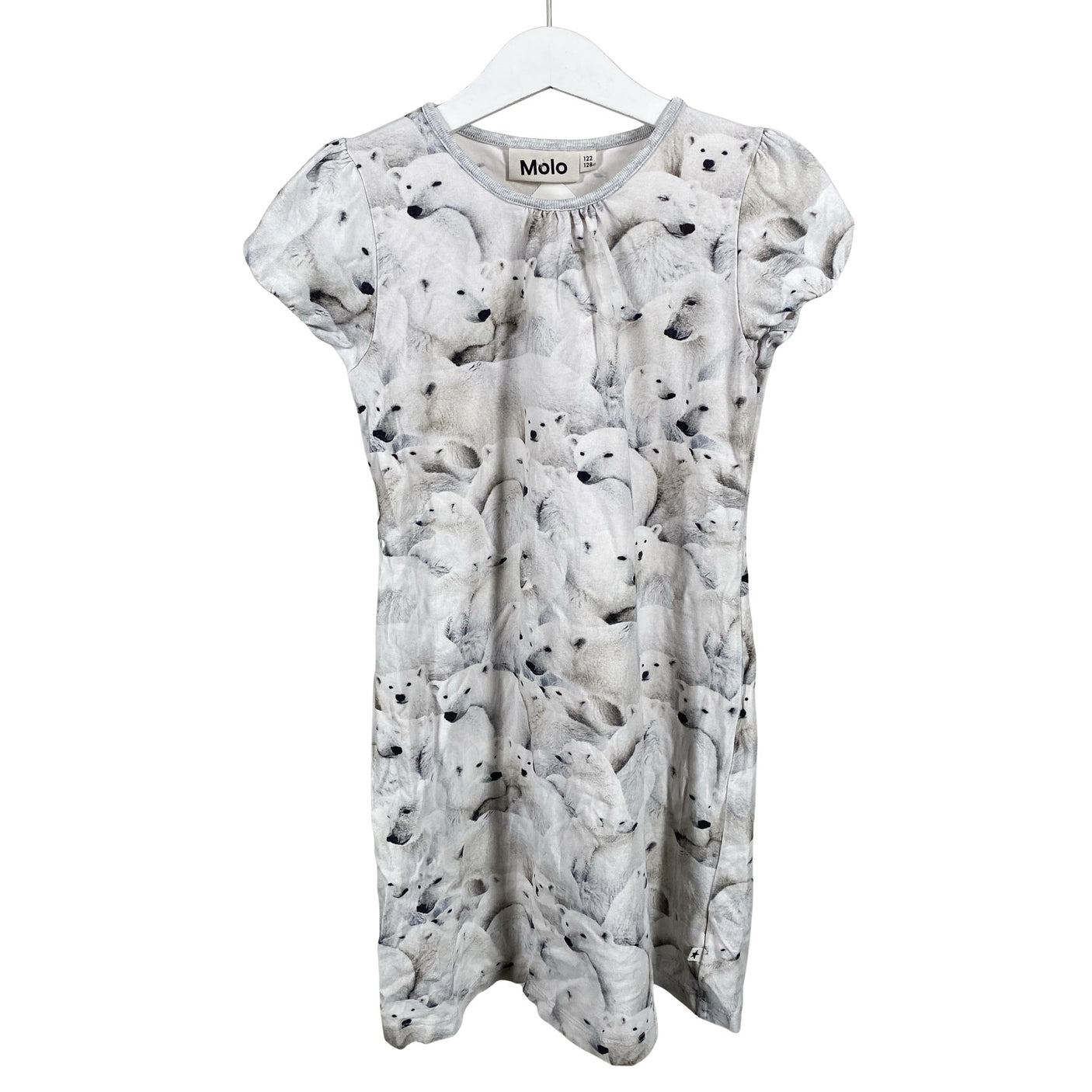 Unisex Molo Kids - Trikotaažist kleit, suurus 122 - 128 - Hall (1)