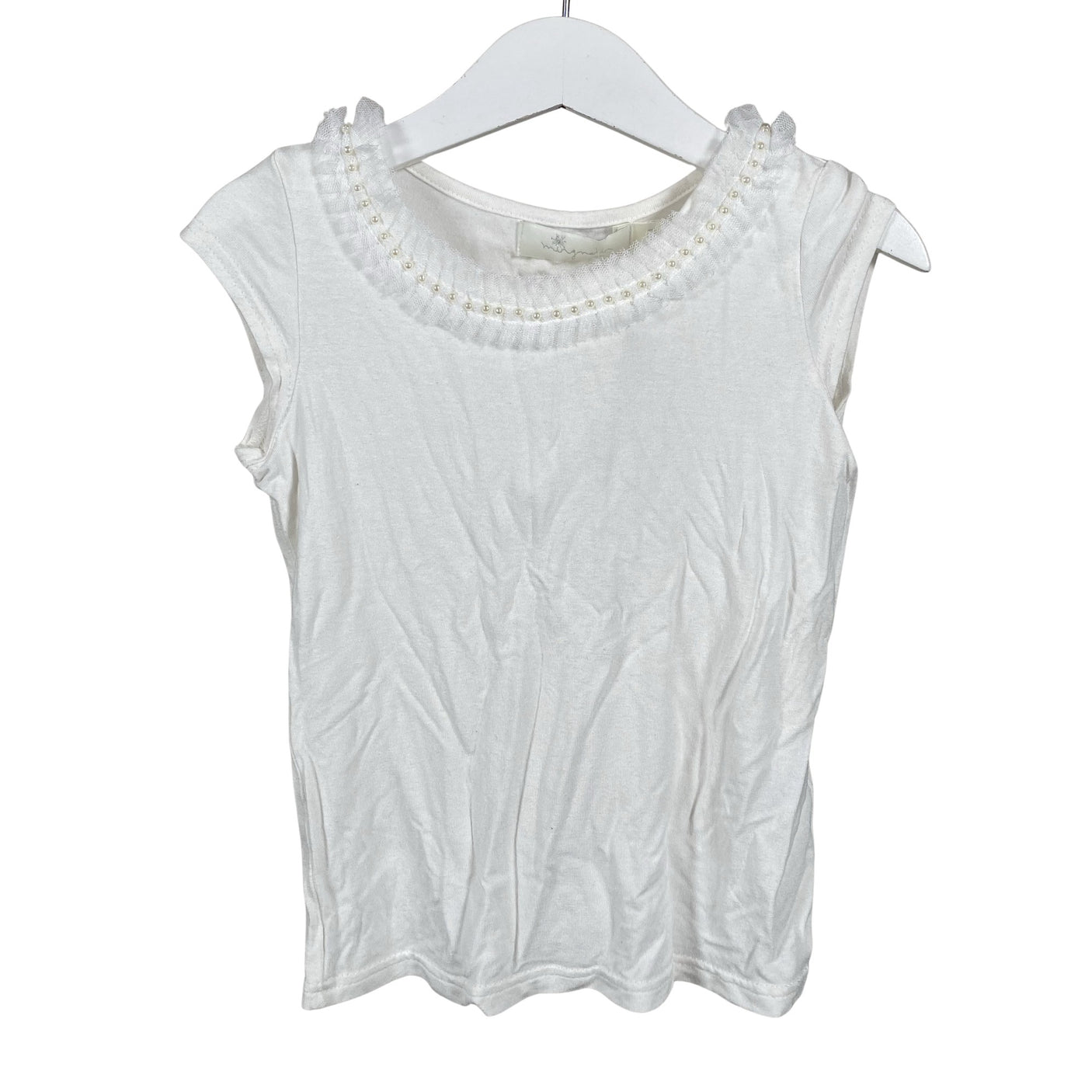 Unisex Mingel - T-särk, suurus 104 - 110 - Valge (1)