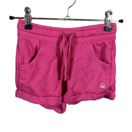 Unisex Benetton - Dressikangast lühikesed püksid, suurus 104 - 110 - Roosa ()