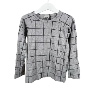 Unisex Papu - Trikotaažist pluus, suurus 110 - 116 - Hall (1)
