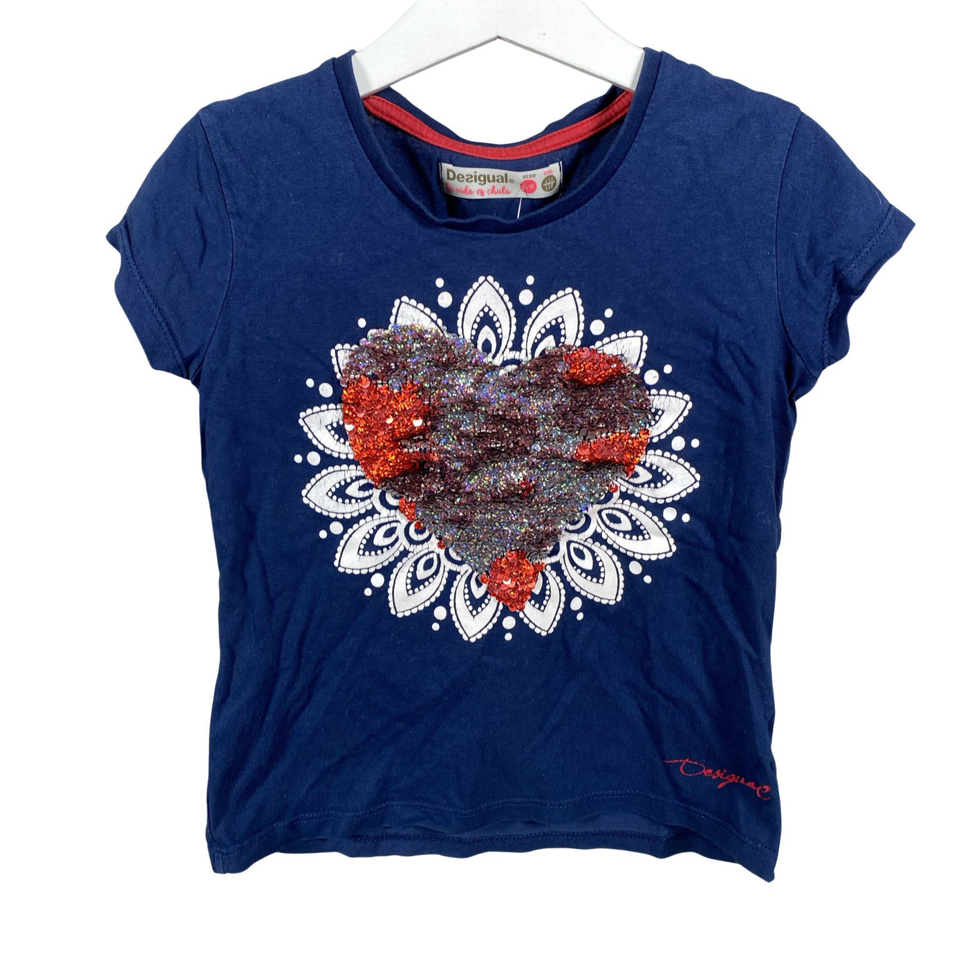 Unisex Desigual - T-särk, suurus 110 - 116 - Sinine (1)