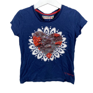 Unisex Desigual - T-särk, suurus 110 - 116 - Sinine (1)