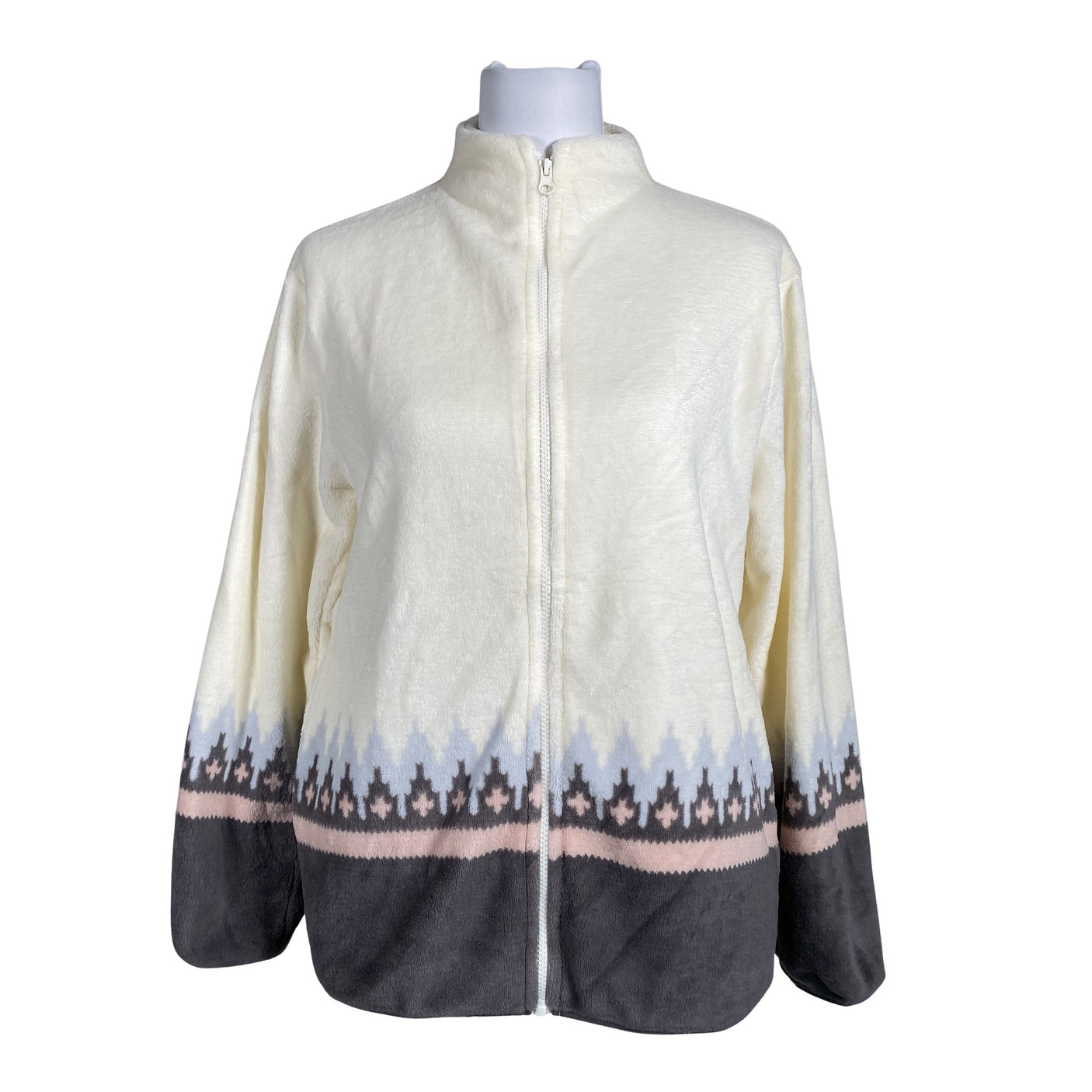 Unisex Intimissimi - Fliisjakk, suurus 36 - Looduslik valge (1)