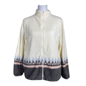 Unisex Intimissimi - Fliisjakk, suurus 36 - Looduslik valge (1)