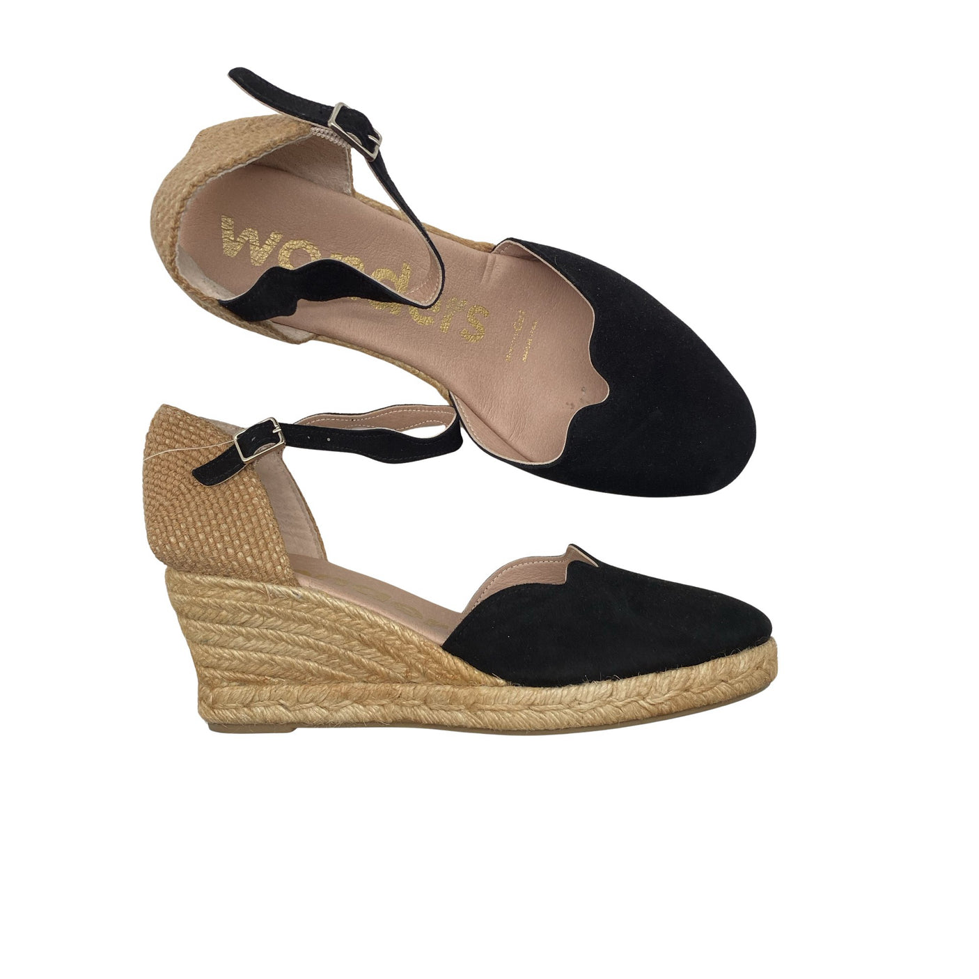 Unisex Wonders - Kiilkontsaga rihmikud, suurus 39 - Must (1)