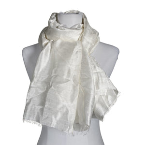 Unisex A+more - Õhuke sall, suurus Maxi - Valge (1)