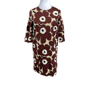 Unisex Marimekko - Mitteveniv kleit, suurus 42 - Pruun (1)