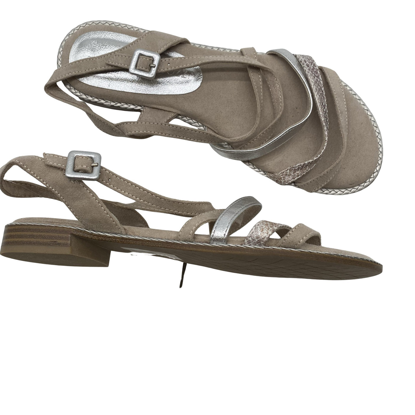 Unisex Marco Tozzi - Rihmikud, suurus 38 - Hõbe (1)