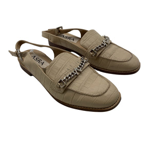 Unisex ASRA - Lahtise kannaga jalanõud, suurus 38 - Beige (2)